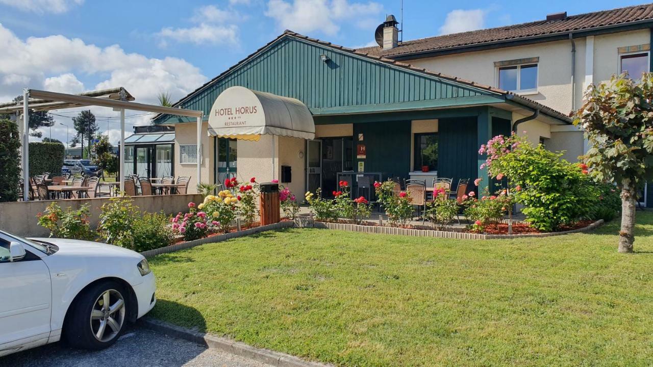 Logis Hotel Horus Restaurant Les Bruyeres Toulenne ภายนอก รูปภาพ