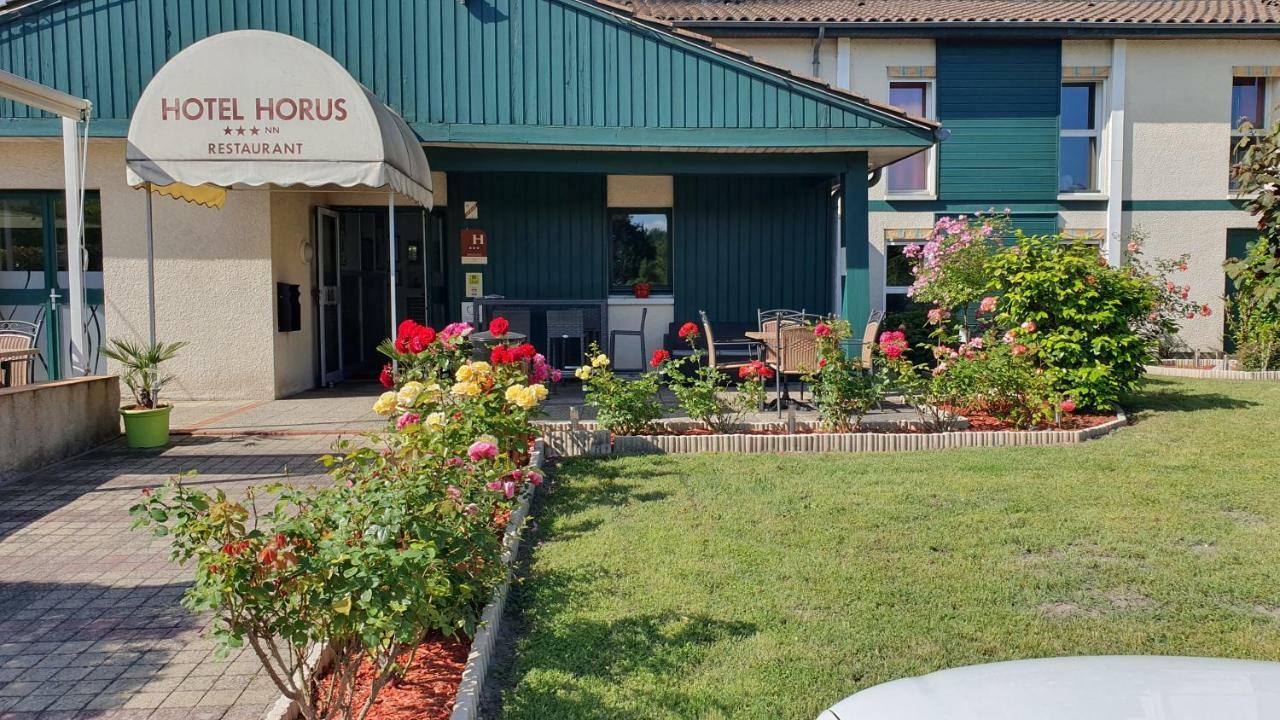 Logis Hotel Horus Restaurant Les Bruyeres Toulenne ภายนอก รูปภาพ