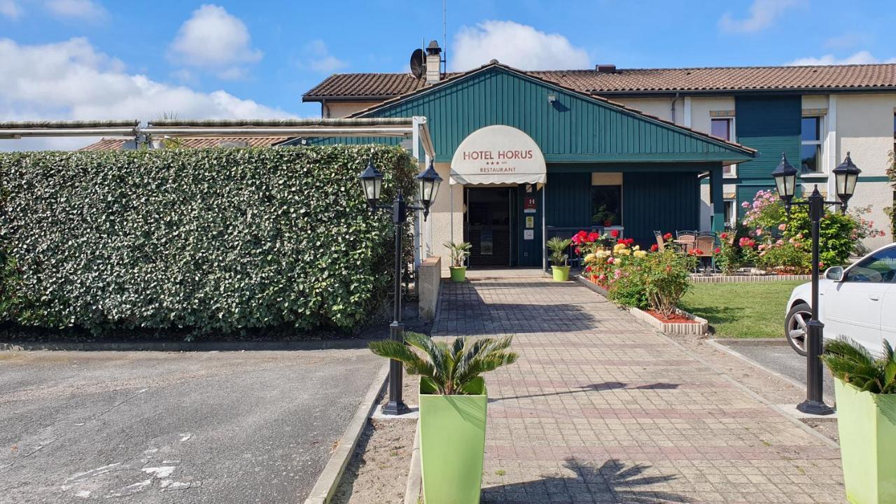 Logis Hotel Horus Restaurant Les Bruyeres Toulenne ภายนอก รูปภาพ